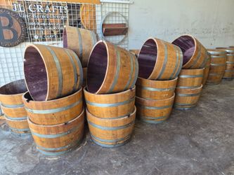 Half Wine Barrels