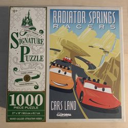 Disney Parks Signature Puzzle Radiator Springs Racers