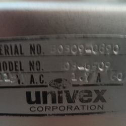 Univex 7512 Commercial Slicer 