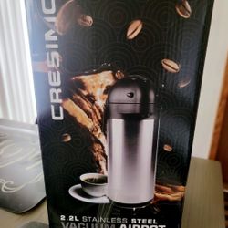 Cresimo 2.2L(74 OZ) Stainless Steel Vacuum Airpot