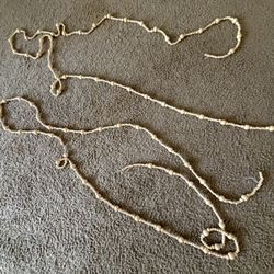 Wooden Bead Garland Set Of 2