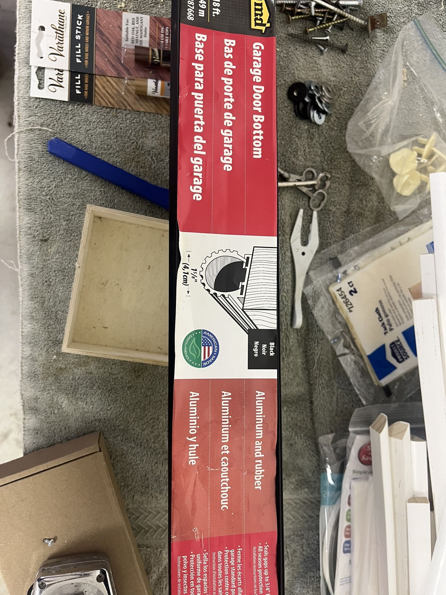 Garage door bottom gasket