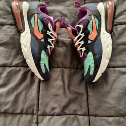 Nike Air Max 270 React Blue Void size 5.5y
