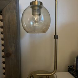 Desk 20 Inch Tall Lamp (Gold)