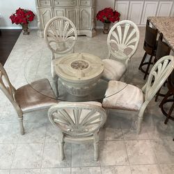 Ashley Furniture Round Dining Table With 5 Chairs