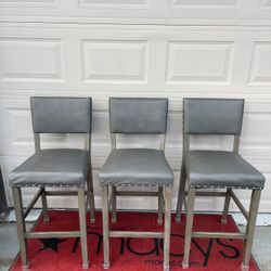 Gray Bar Stools