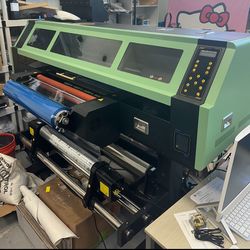 24-Inch UV DTF Roll-to-Roll Printer – Epson i3200U1 (3 Printheads)