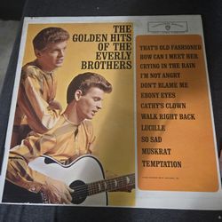The Golden Hits Of The Everly Brothers Vinyl Record 