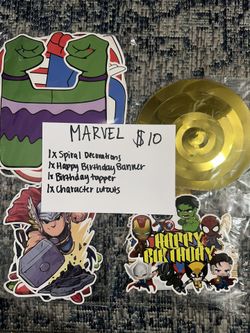 Marvel Decorations