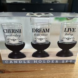 Candle Holders - Set of 3