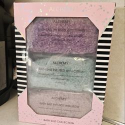 Alchemy Living Bath Salt Collection Bath Salt Infused With Citrus, Rose, Berries