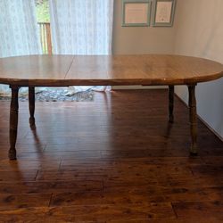 Sturdy Oval Dining Table
