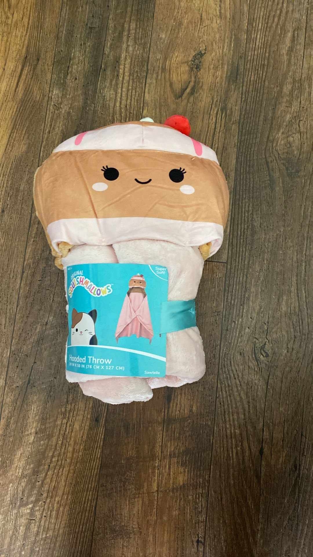 Original Squishmallows Hooded Throw