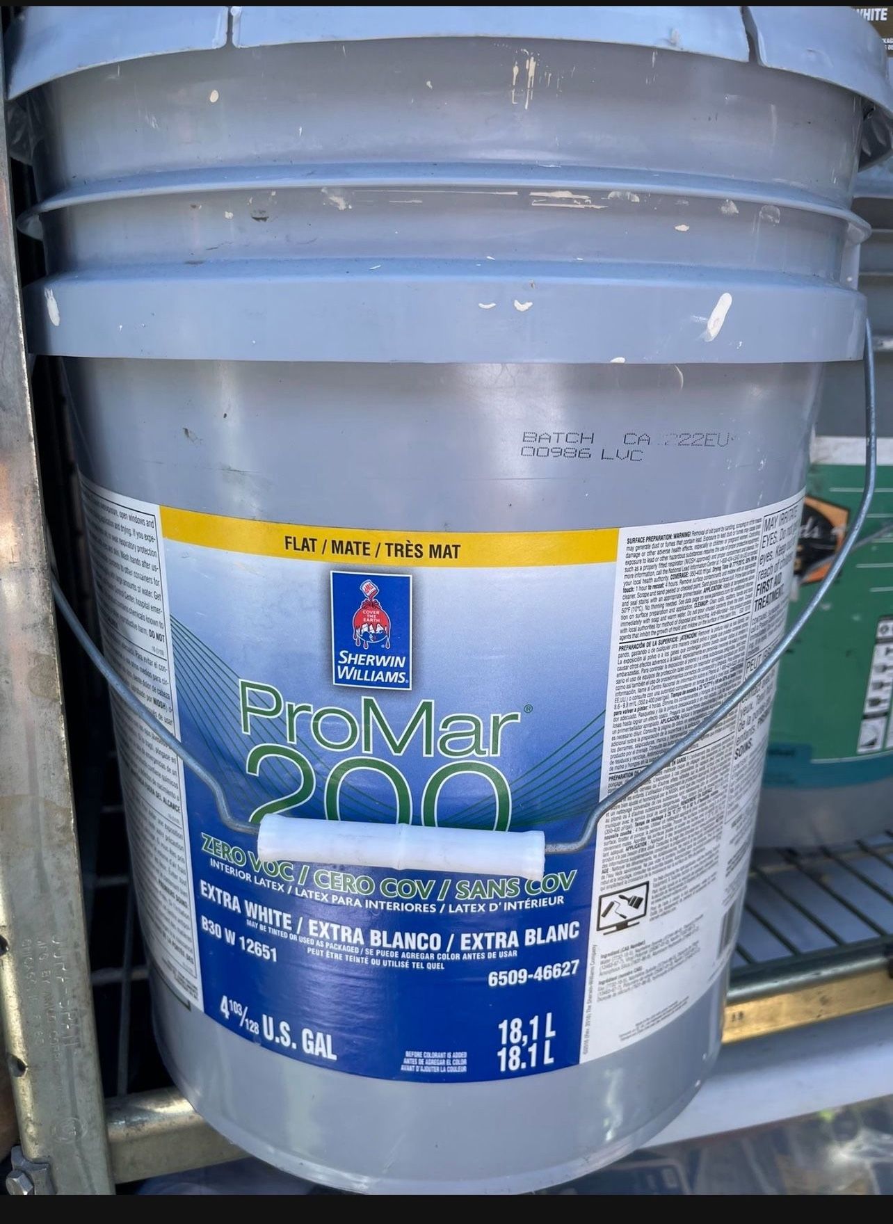Interior Flat Paint Beige Color 5 Gallons