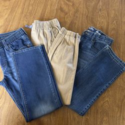 Bundle Lots of 3 Children Big Boys Bottom Jeans & Pants kids size 14