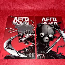 Afro Samurai Graphic Novel 1 & 2 NEW