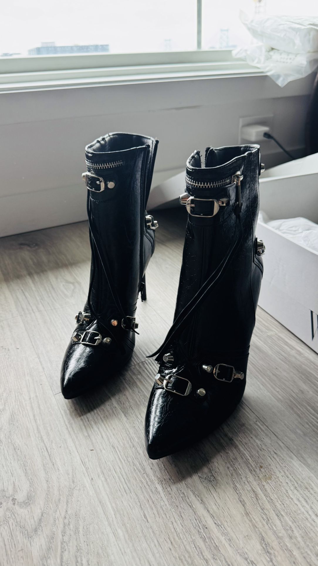 motorcycle ankle boots