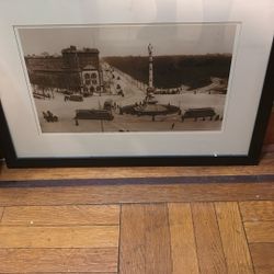 Vintage New York City Office Art Of New York Landmarks 