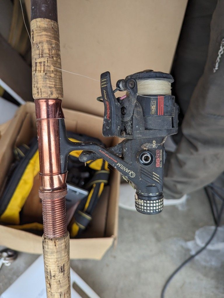 Fishing Rod Pole And Reel Shimano Shakespeare