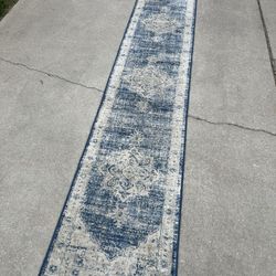 Very Long Oriental Style Runner Rug (2’x12’)