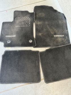 Toyota Corolla 2014-2019 4PCS Black Carpet Floor Mats PT(contact info removed)2-21