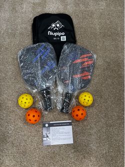 New - Niupipo pickleball sets with 2 paddles