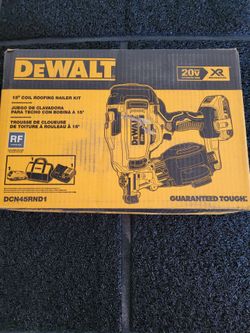 Dewalt 20v Xr Roofing Nailer Kit $300 firm