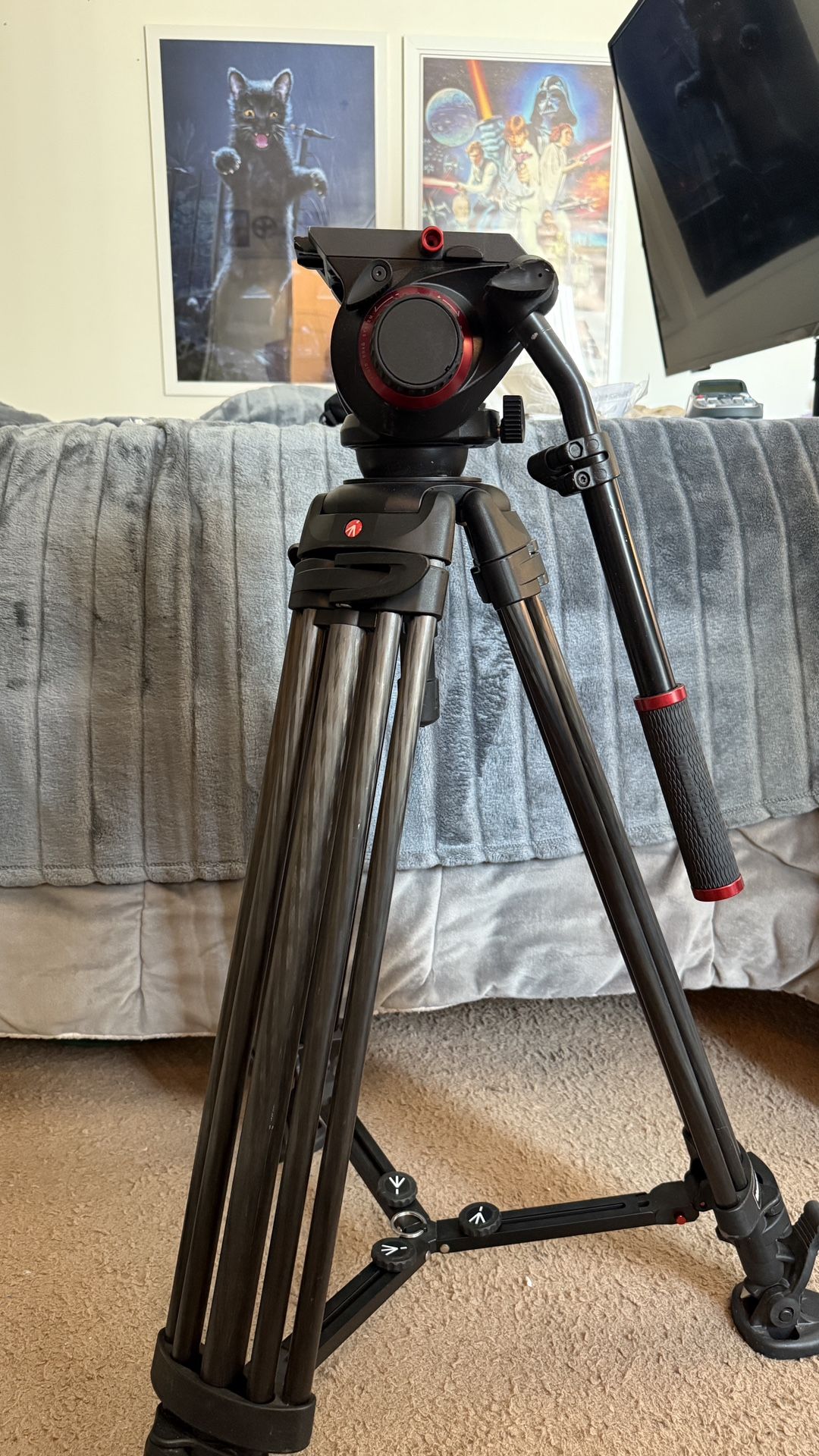 Manfrotto Tripod 504HD Fluid Head MVTTWINMC Tripod