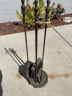 Antique Fire Place Tools