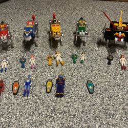 VINTAGE 1984 Voltron Panosh Place -NEAR COMPLETE Set- All Pilots & Mouth Weapons