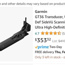 Garmin Transducer For Fishing Boat - GT36 UHD