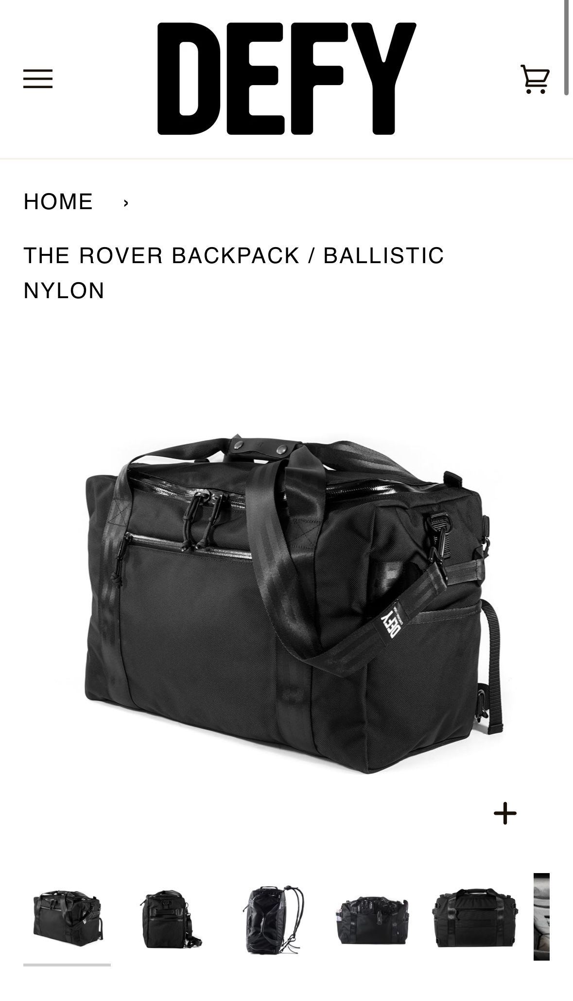 Defy Rover Backpack Black