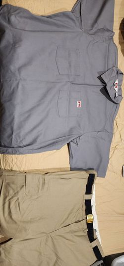 Ben Davis 1/2 zip shirt & Dickies Shorts