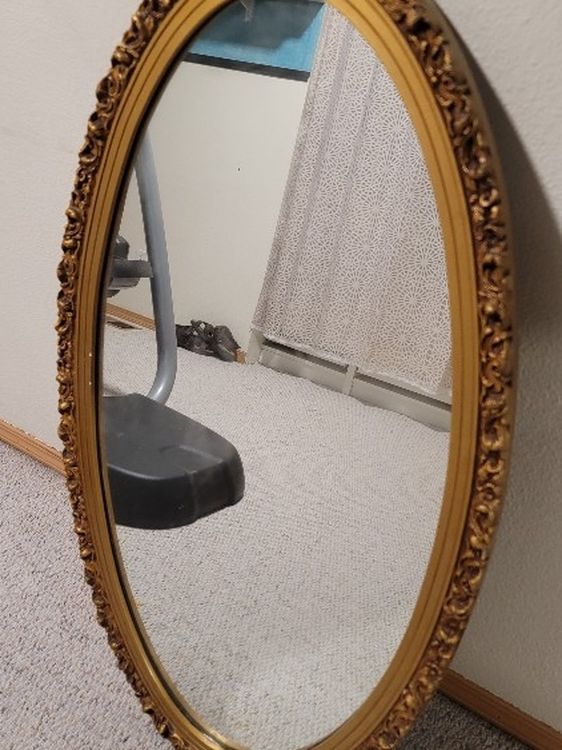 Large Ornate Gold Mirror