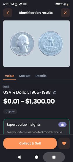 1966 Washington Quarter