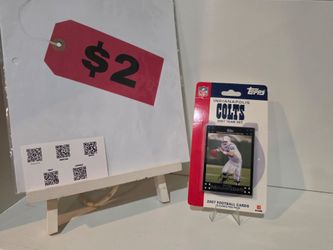 2007 NFL Indianapolis Colts Topps 12 Card Team Set/Blister Pack