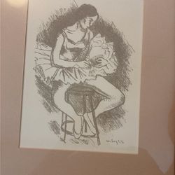 1960 Moser  SOYER  Ballerina Lithograph
