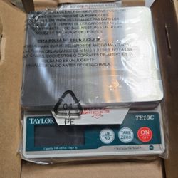 Taylor Scale TE10C Capacity 10lbs Pounds 5kg Digital New In Box