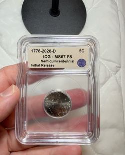 5 cent MS67 FS coin