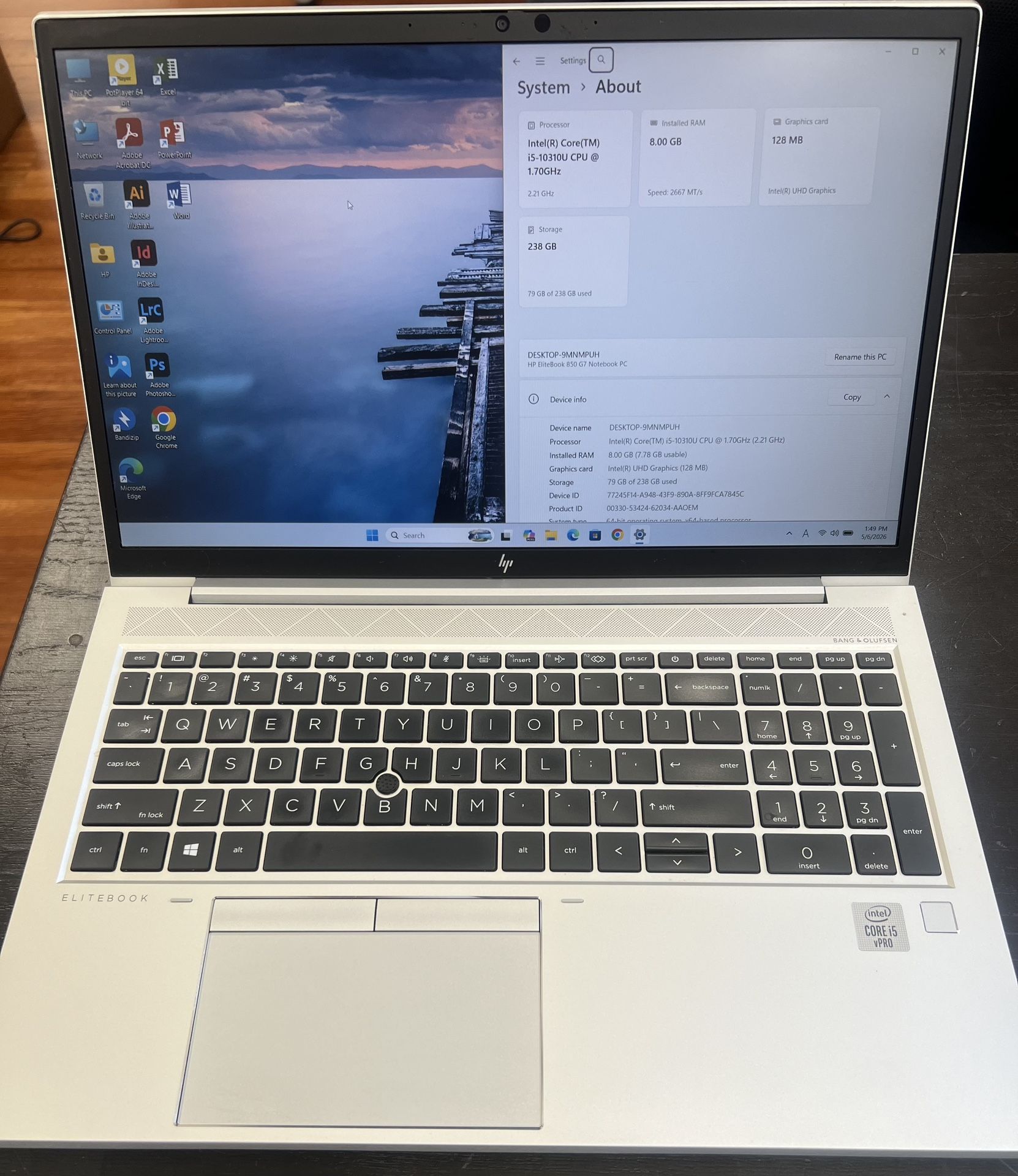 Used HP Laptop 15.6inch