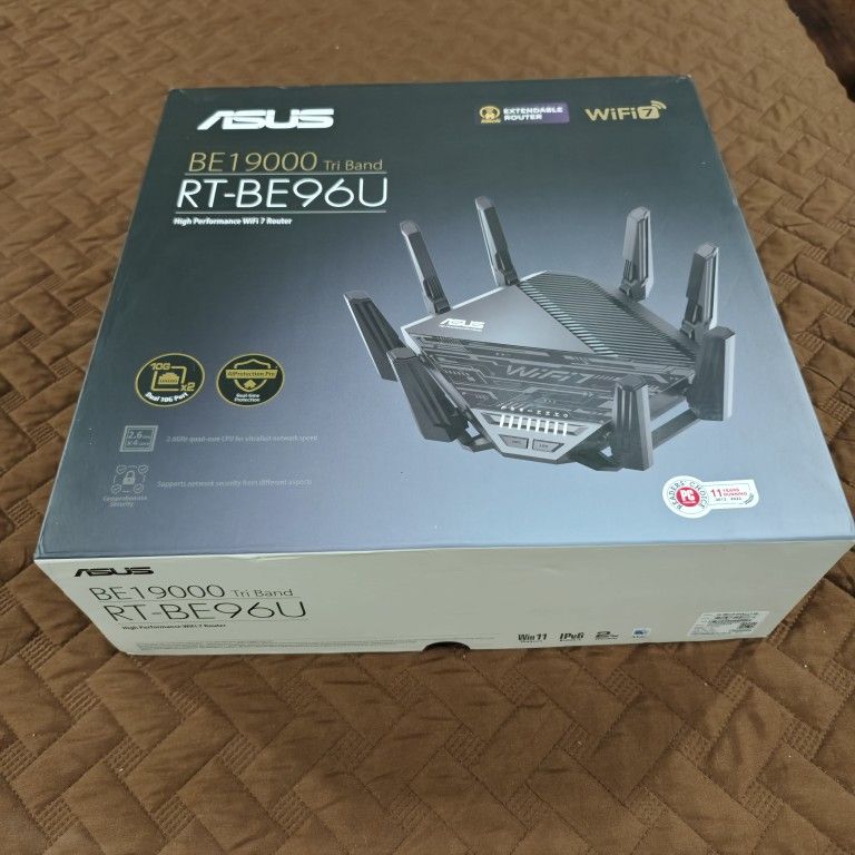 ASUS RT-BE96U 10Gbit Tri-Band WiFi 7 Router