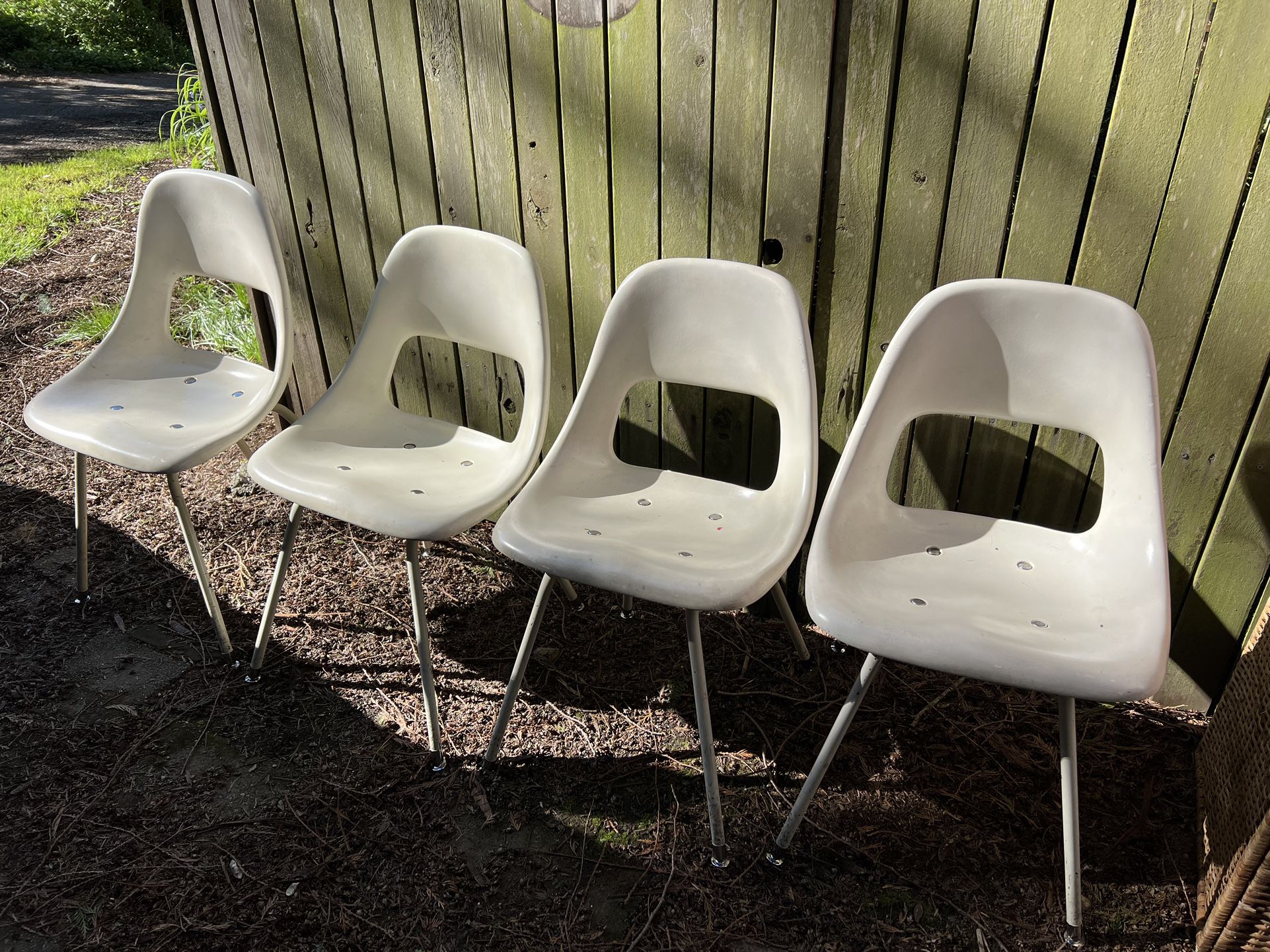 Retro Mod Molded Chairs