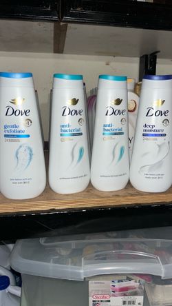 Dove body wash.   20oz.      5 each