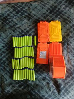 Nerf darts and magazines. Read description please
