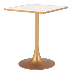 Spot Beige & Gold Bistro Table