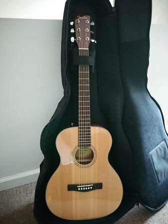 New Travel Size Fender Acoustic Guitar