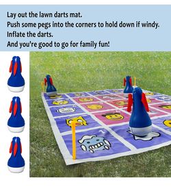 Kids Outdoor Lawn Dart Game - NEW