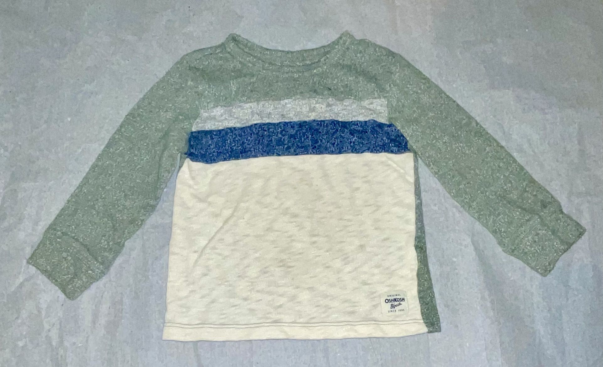 OshKosh B'gosh Boys Colorblock Long-sleeve in Greenwich