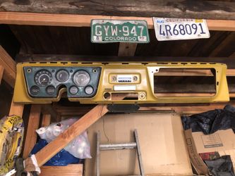 1972 Chevy Dashboard Is
