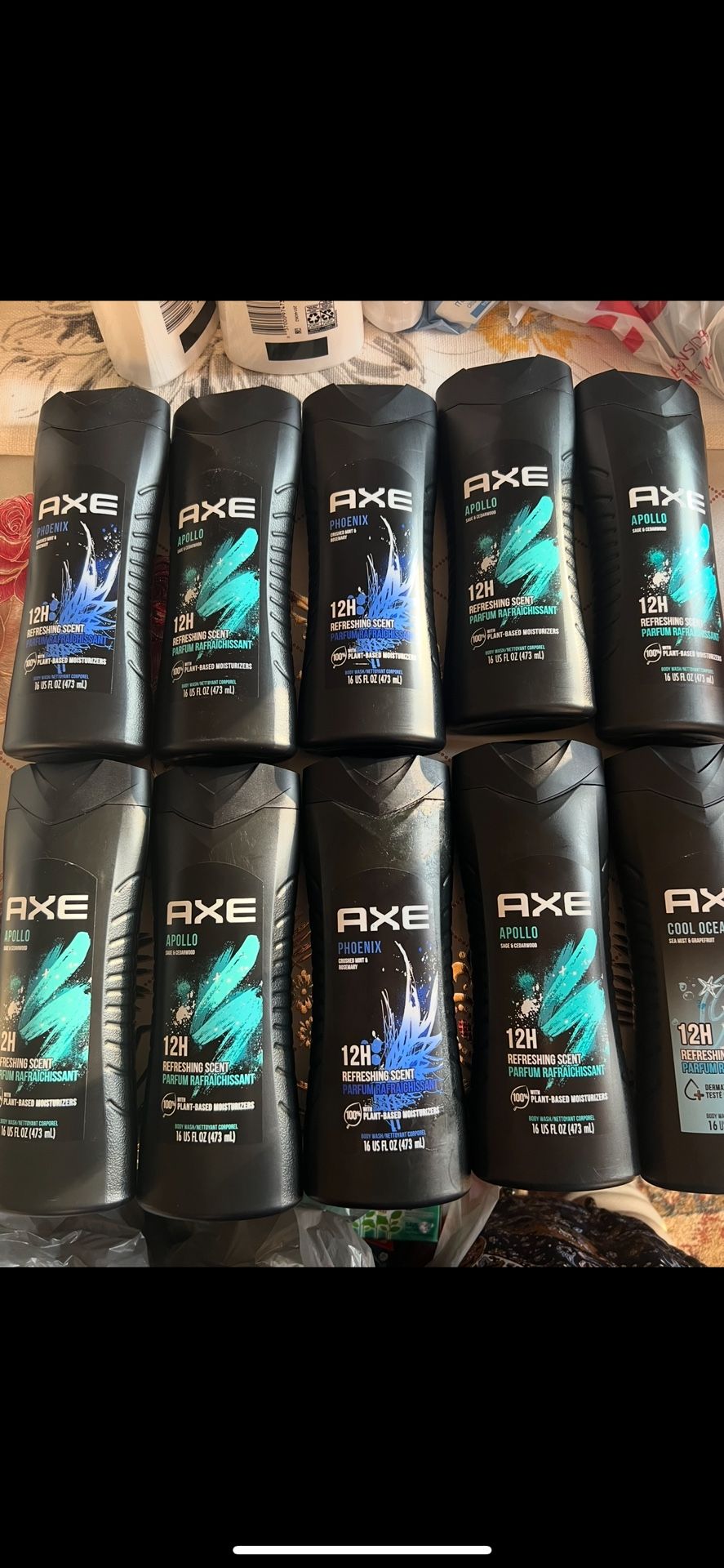 Axe Body Wash Bundle 5/$15 Only